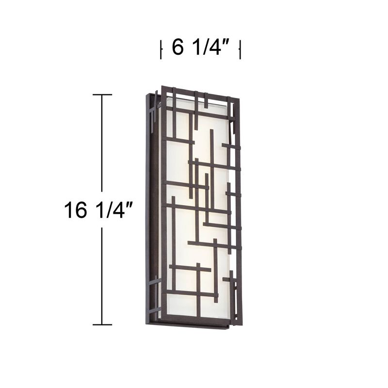 Outdoor LED Wall/Pillar Light Yellow/White - Techko Maid