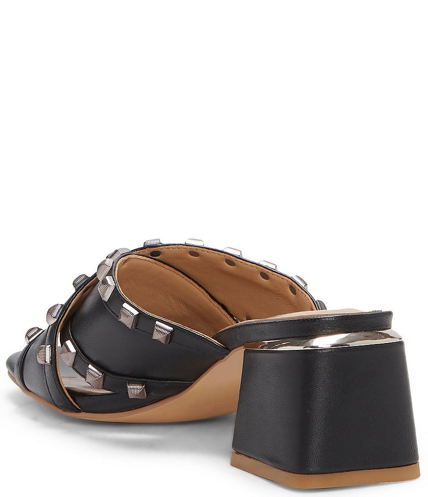 Vince Camuto Nadonie Studded Leather Criss-Cross Dress Sandals