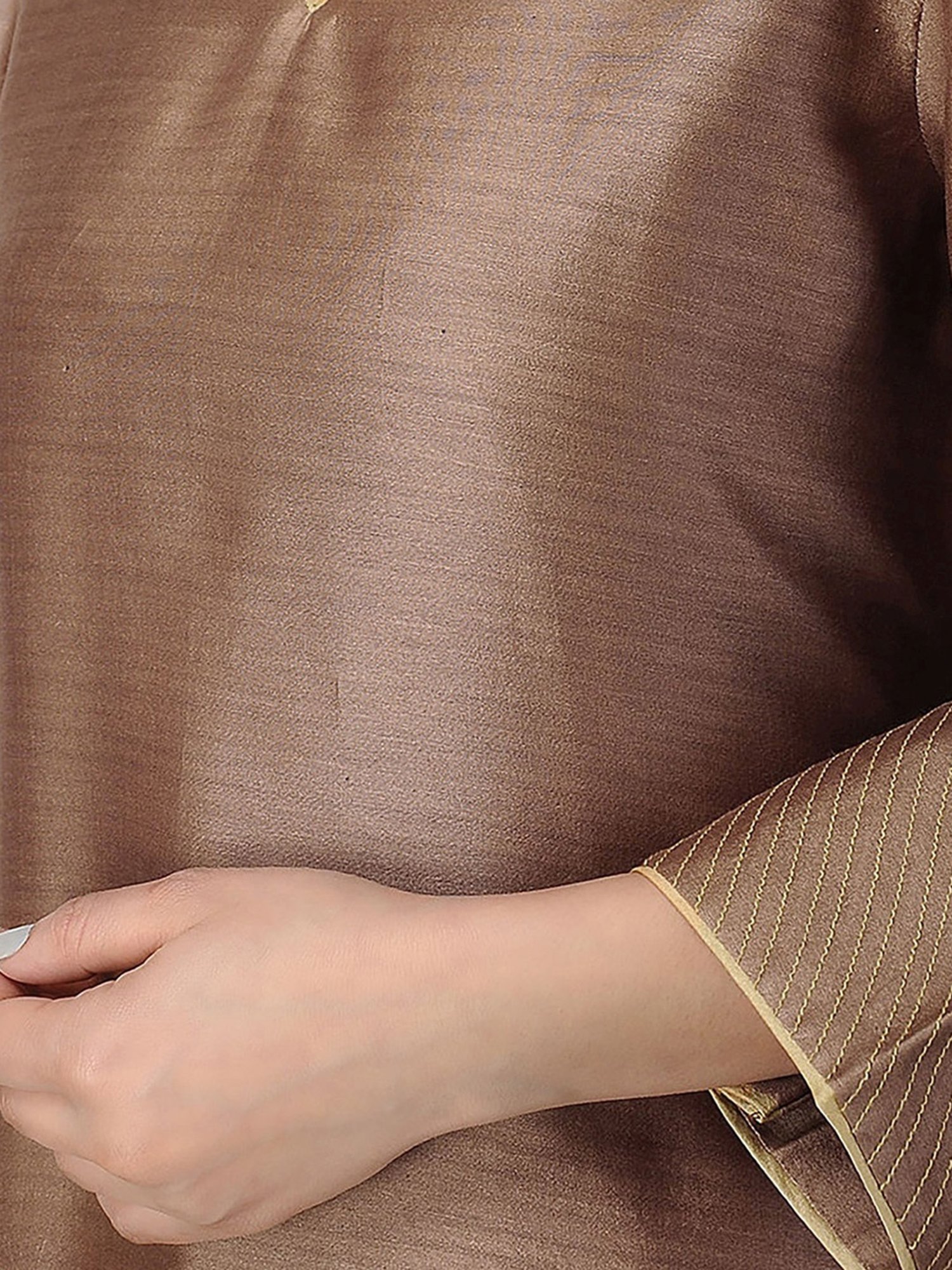 Smriti Gupta Rozanna Brown Kurta