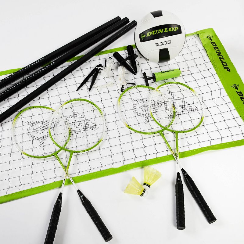 Dunlop Sport Badminton and Volleyball Combo Set