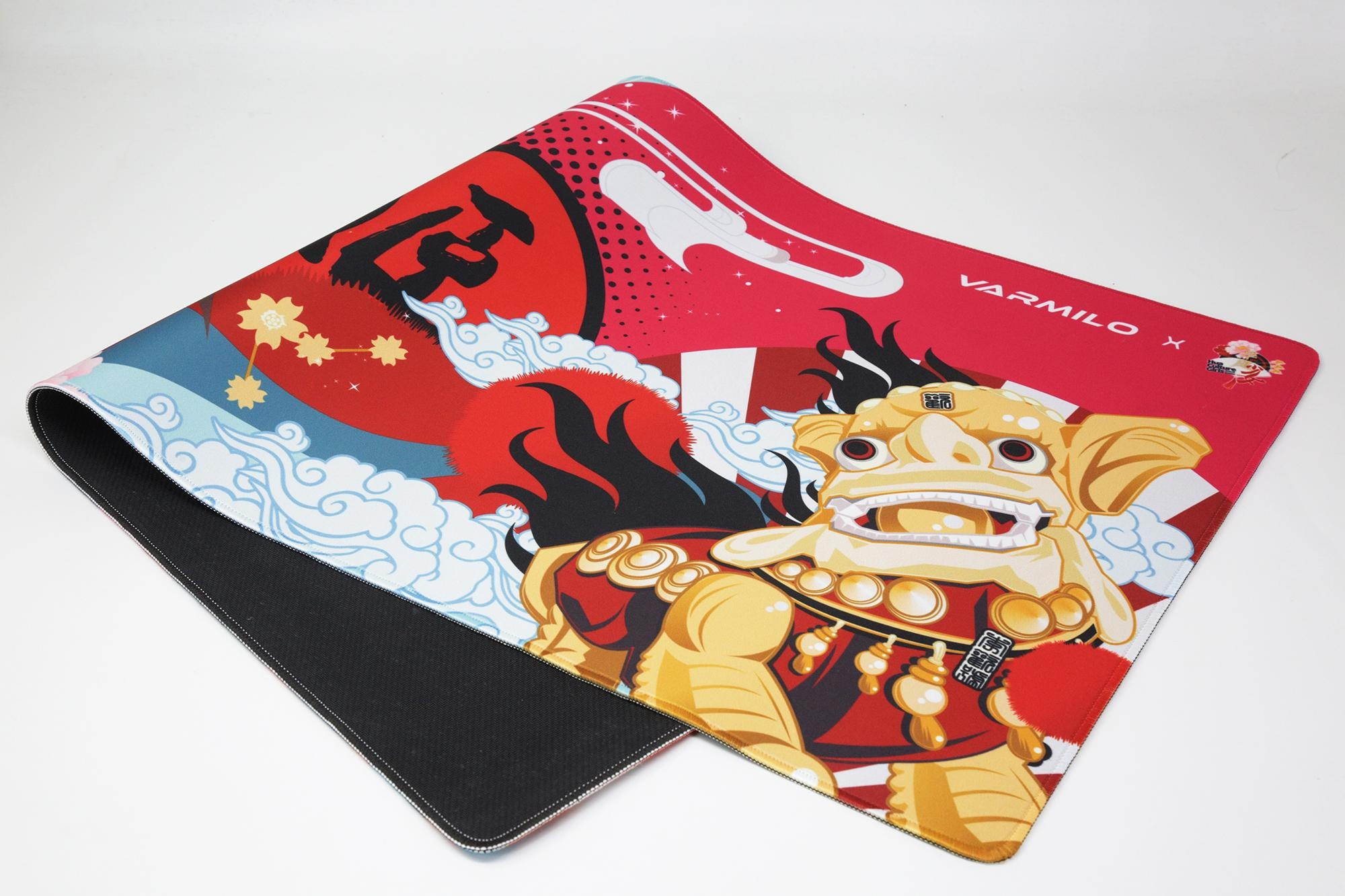 Varmilo Extra Large National Beauty Beijing Opera Desk Pad/Mat with Stitched Edges  Mouse Pad