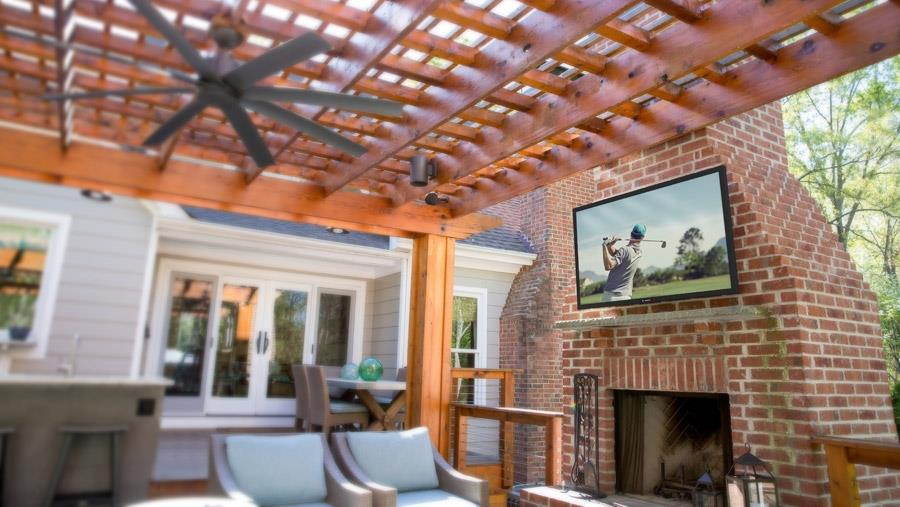 SunBrite 65" Outdoor TV 4K HDR - Signature 2 Series - for Partial Sun SB-S2-65-4K-SL (Silver)