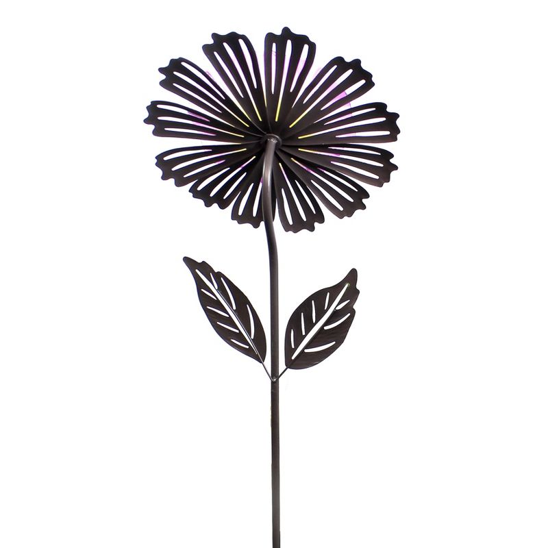 Home & Garden 49.0" Purple Cosmo Flower Stake Yard Decor Regal Art & Gift  -  Decorative Garden Stakes