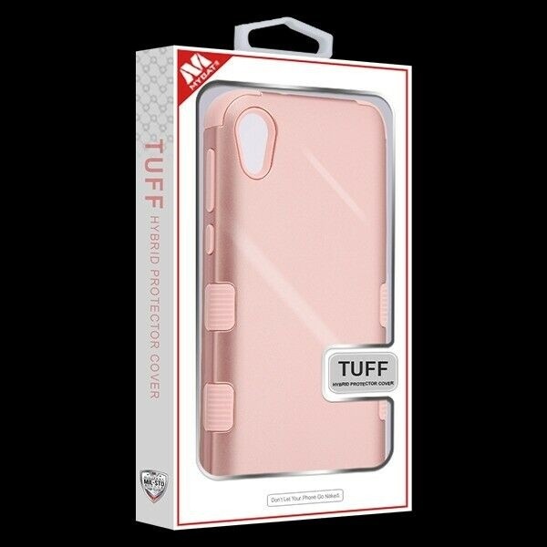 Moto E6 Rose Gold/Rose Gold TUFF Hybrid Phone Case Cover