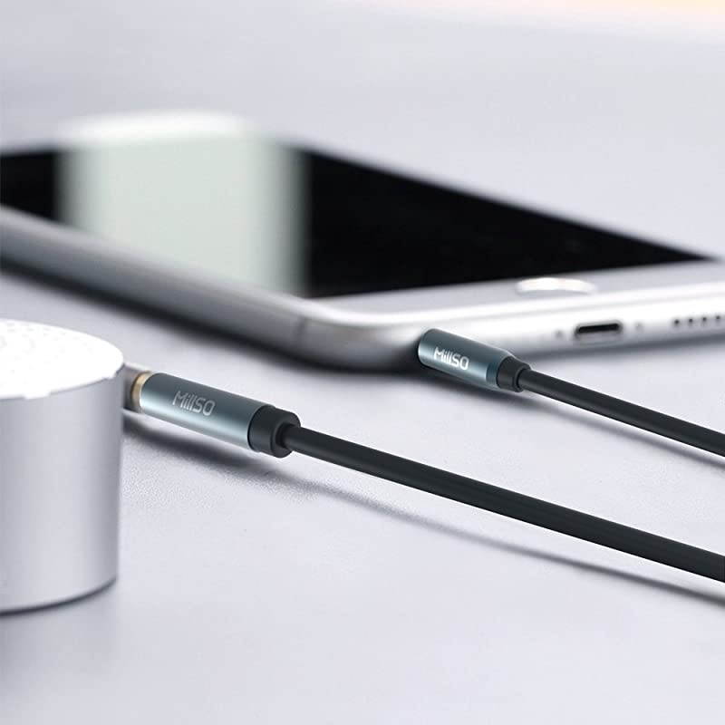 35mm Male to Male AUX Cable 16 Feet Auxiliary Audio Jack Cable Compatible for Smartphones Tablets Speakers24K Gold Plated Male to Male5M164ft