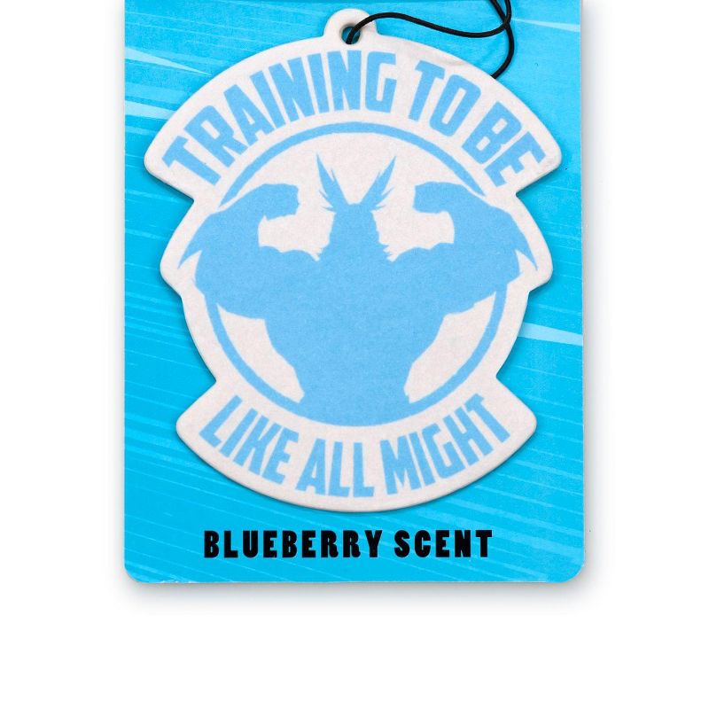 Just Funky OFFICIAL My Hero Academia Air Freshener | Features All Might | Blueberry Scented