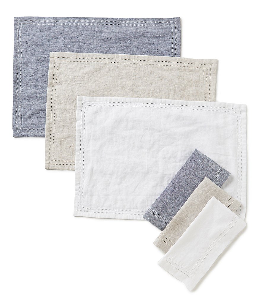 Southern Living Double-Hem-Stitched Linen Napkin