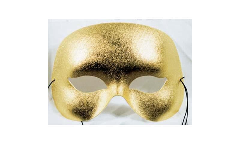 HMS Gold Party Costume Eye Mask