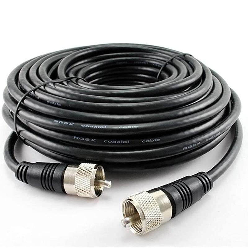 150ft RG8x Coax UHF PL259 Male to Male 50 ohm Premium Grade Antenna Cable RU150