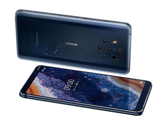 Nokia 9 Pureview TA-1082 128GB GSM Unlocked Android Phone w/ 5x - 12MP Cameras - Midnight Blue