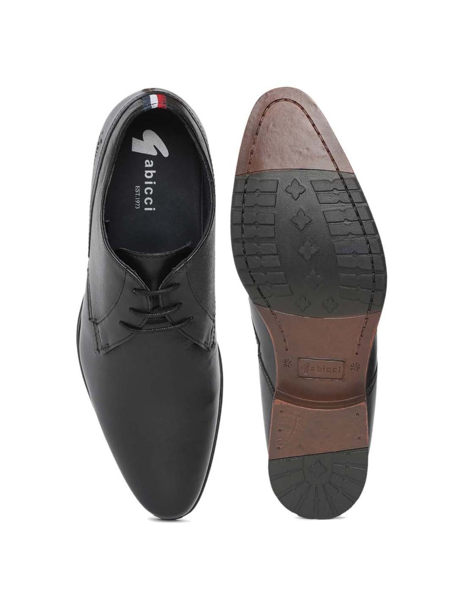 Gabicci Men's Black Derby Shoes