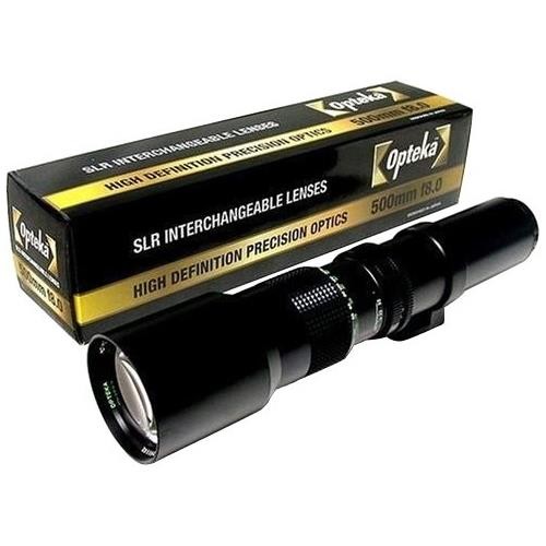 Opteka High Definition 500mm / 1000mm f/8 Preset Telephoto Lens for Canon EOS Digital SLR Cameras