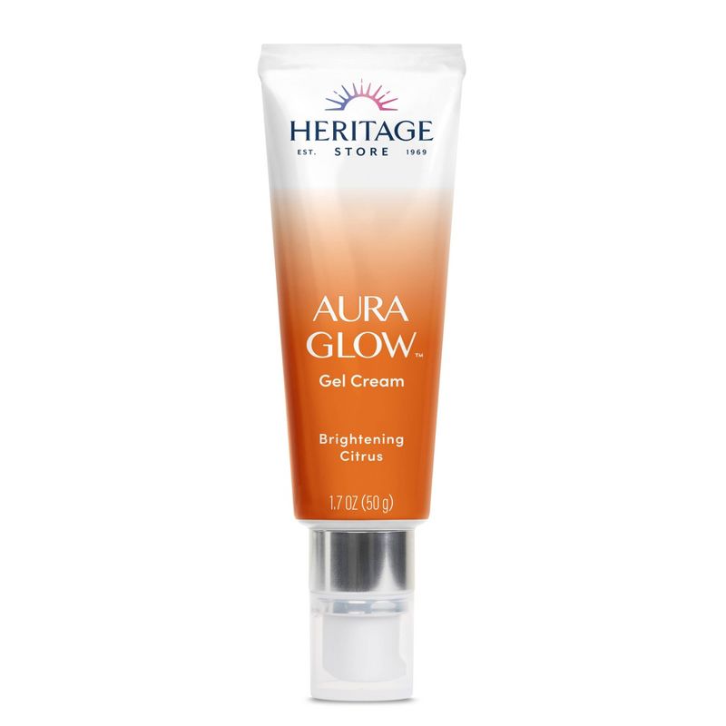 Heritage Store Aura Glow Gel Cream - Brightening Citrus - 1.7oz