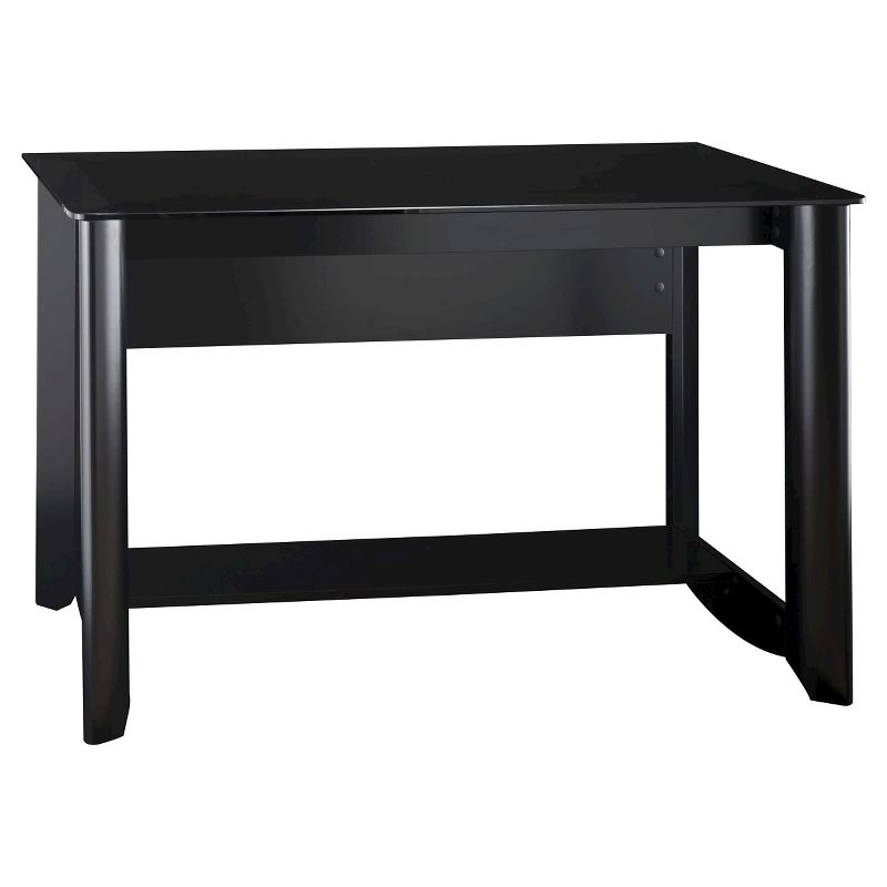 Aero Collection Writing Desk - Black - Bush Furniture