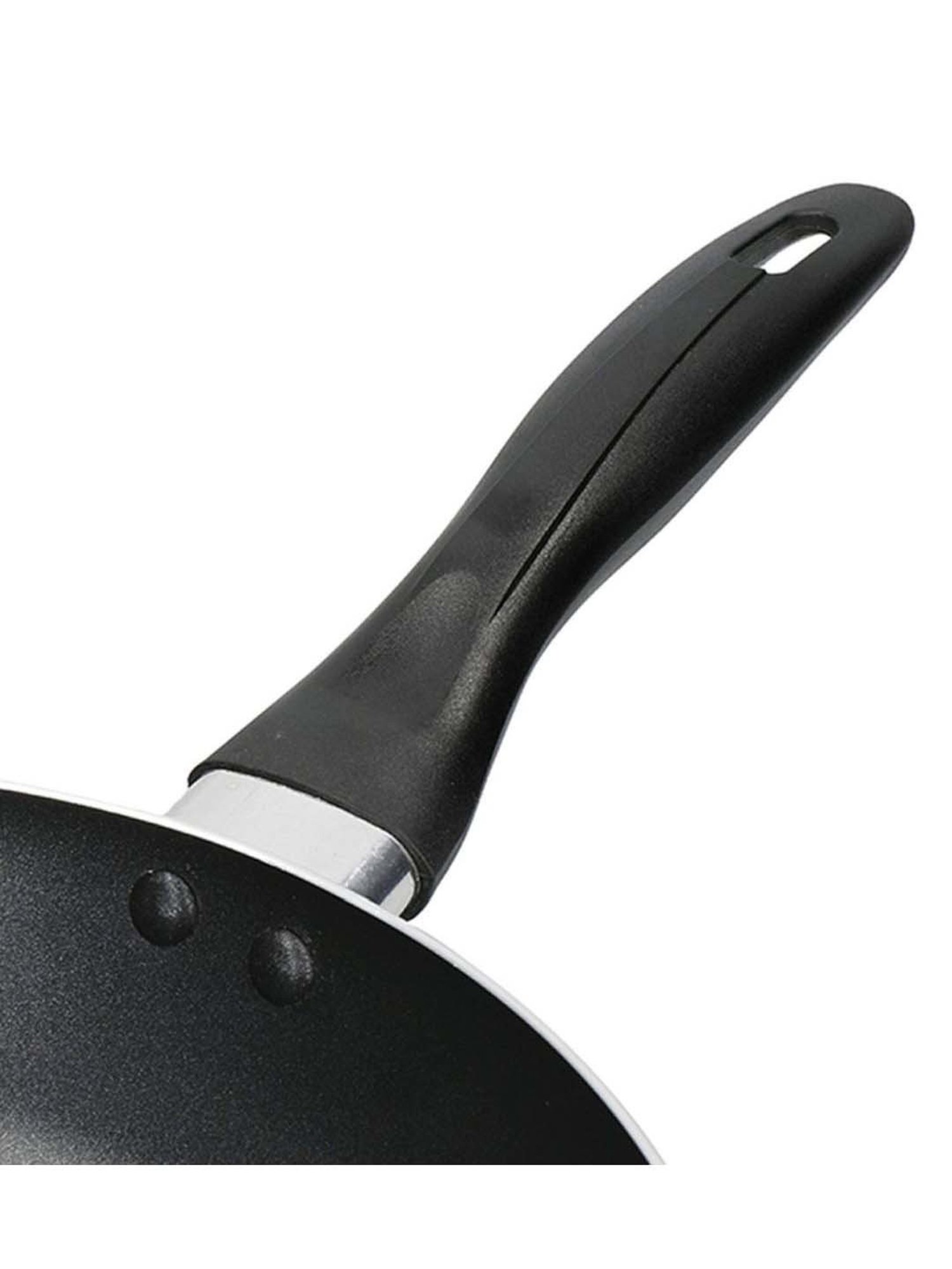 KitchenCraft 2-Piece Black Medium Aluminium Non-Stick Frying Pan Set
