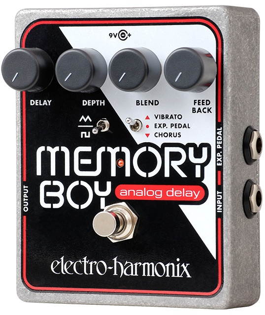 Electro-Harmonix EH Memory Boy Analog Echo/Chorus/Vib. Vibrato Guitar Effect Ped