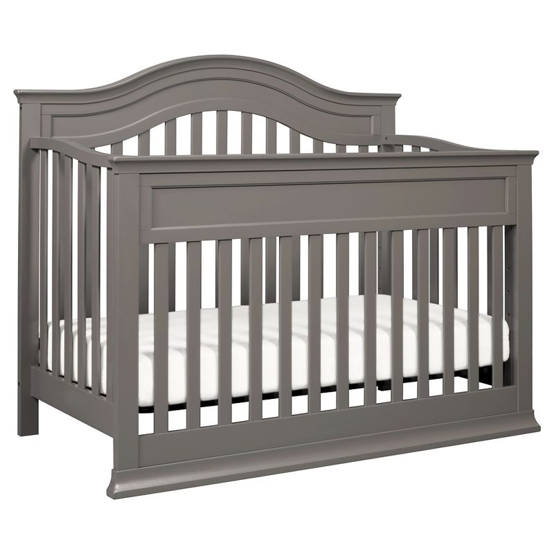 DaVinci Brook 4-in-1 Convertible Crib with Toddler Rail - Slate