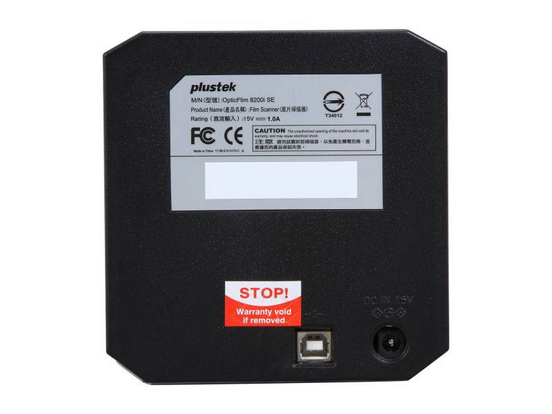 Plustek OpticFilm 8200i SE (783064365345) up to 7200 dpi USB Film and slide Scanner