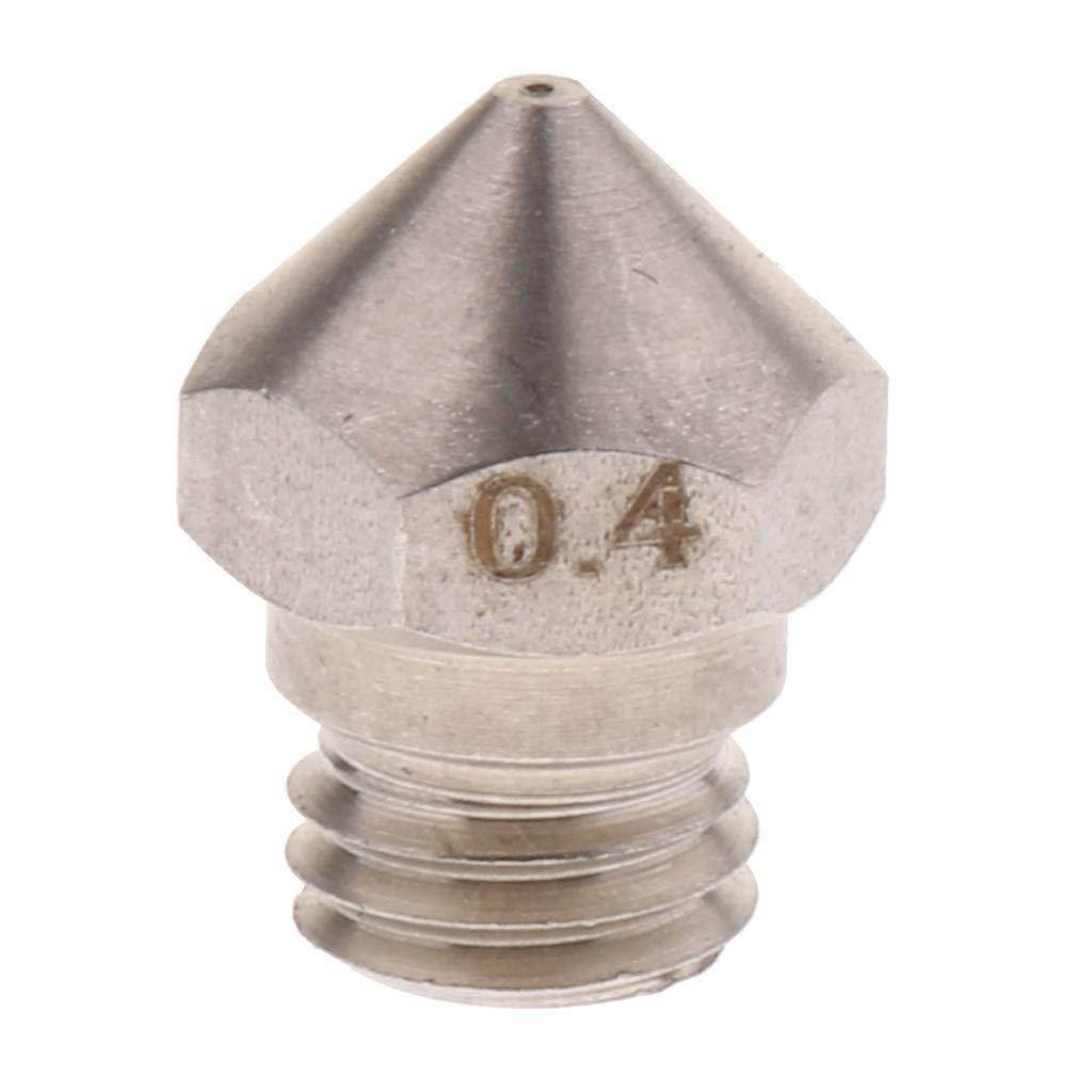 3D Printer Wear-Resistant Nozzle 0.4mm M7 Screw Thread Extruder Print Head