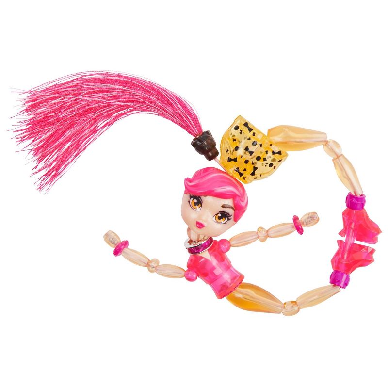 Twisty Girlz Series 2 Queen Gleam Transforming Doll to Bracelet with Mystery Twisty Petz