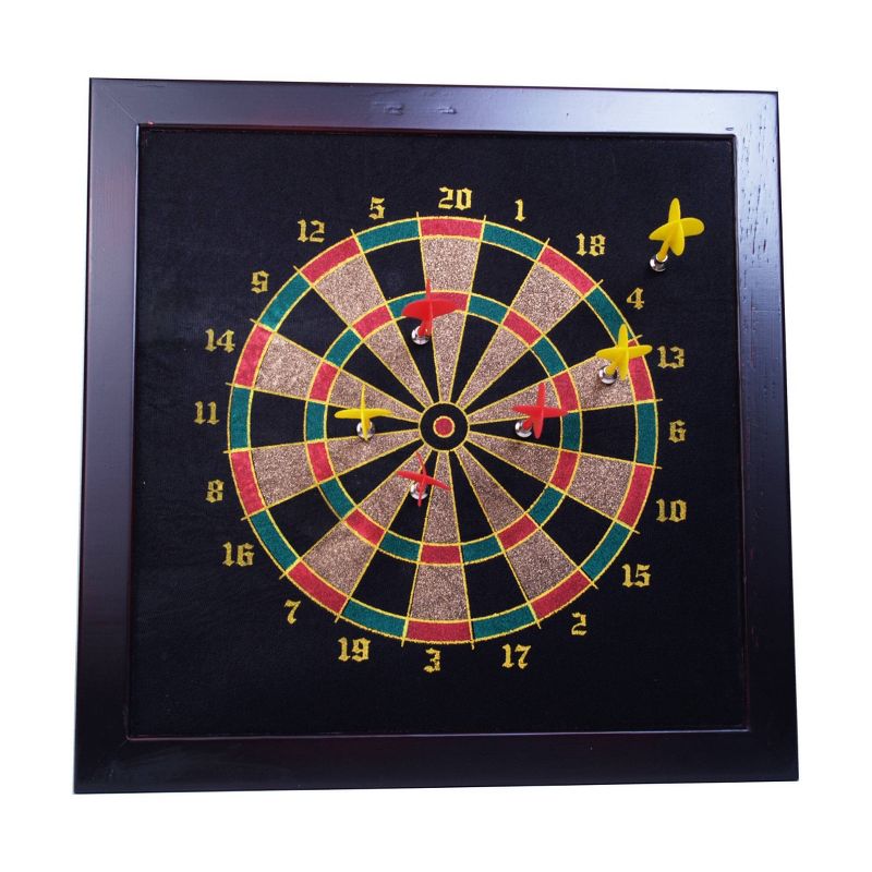 Classic Game Collection - Magnetic Darts Double-Sided Dart Board