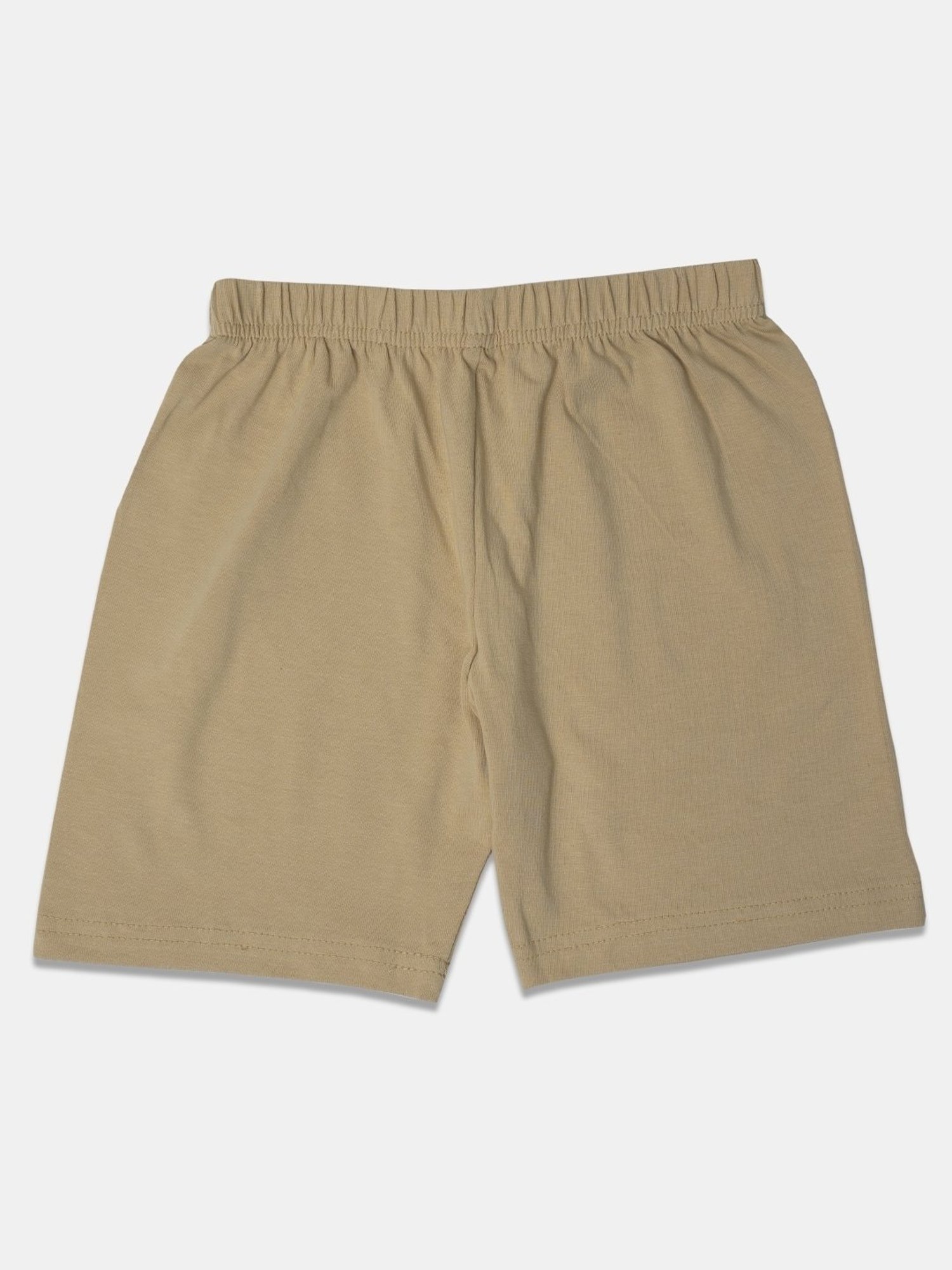 Sillysally Kids Beige Solid Bloomers (Pack of 3)