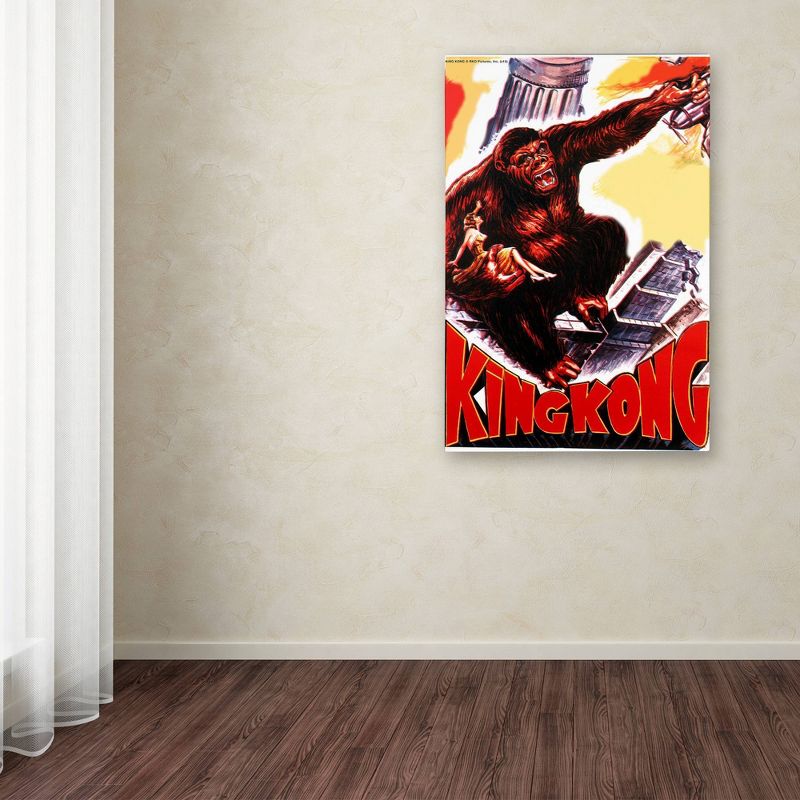 22" x 32" King Kong 4 by Lantern Press - Trademark Fine Art
