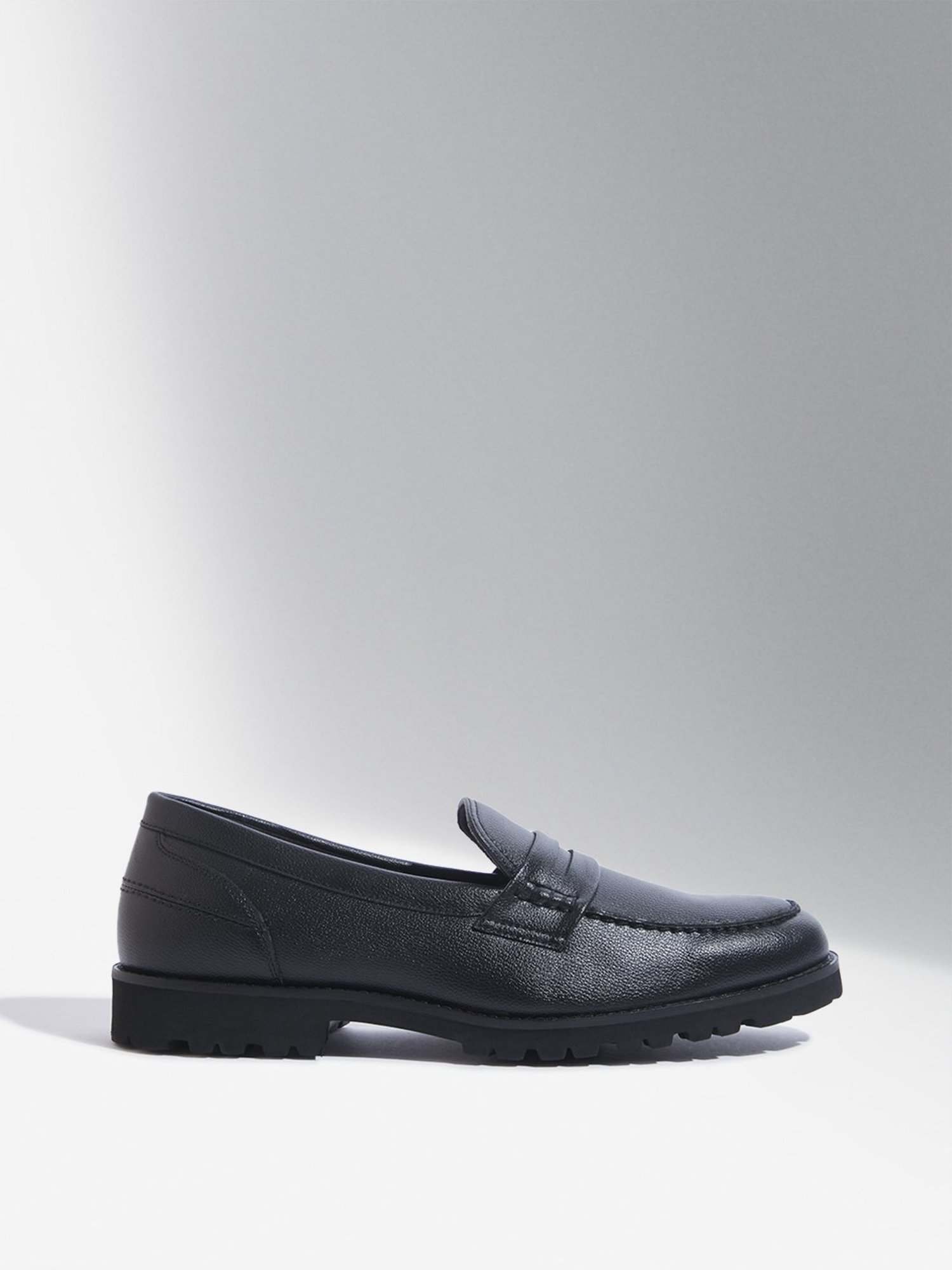 SOLEPLAY by Westside Black Penny Loafers