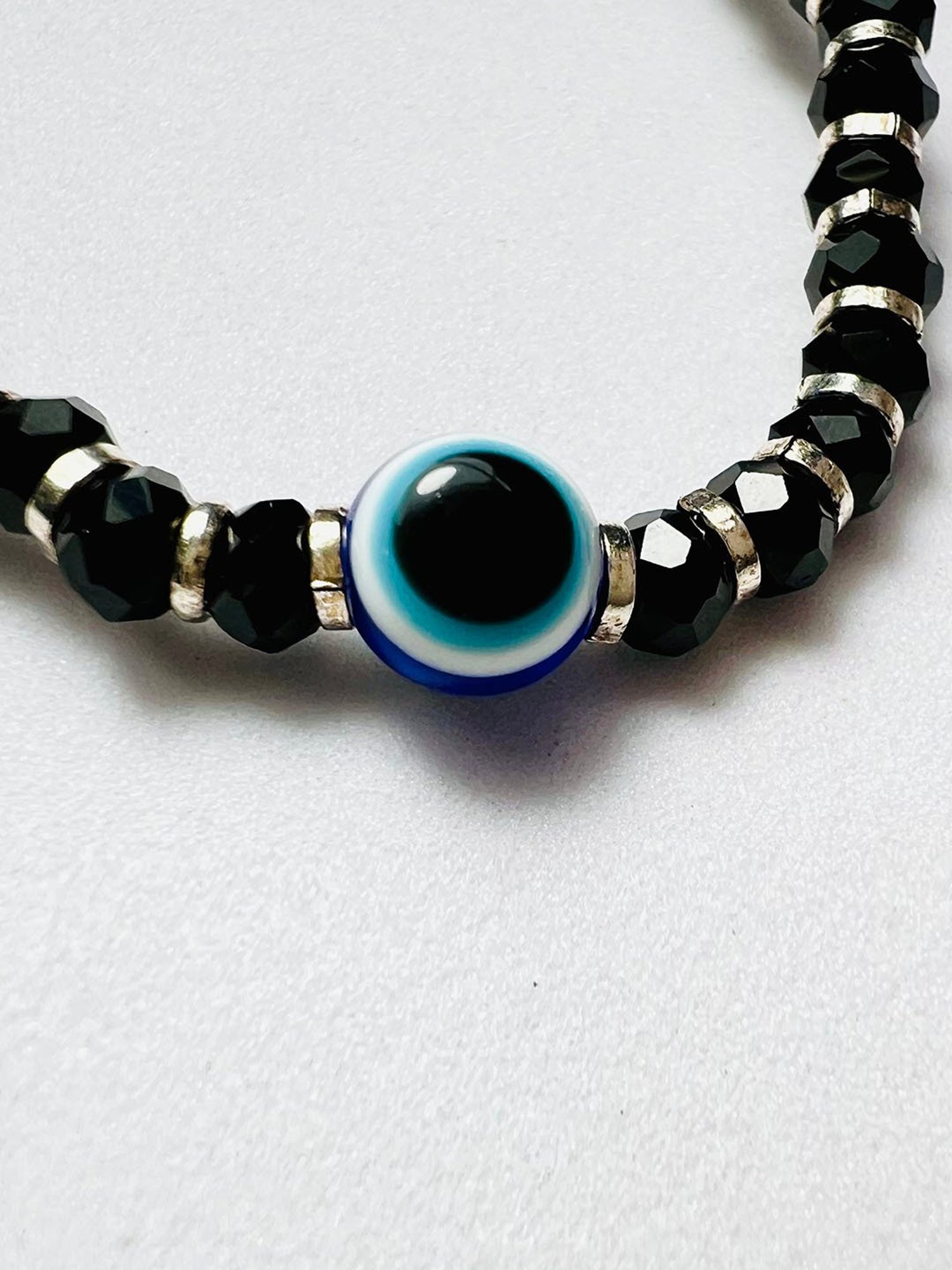 Arte Jewels 925 Sterling Silver Nazariya Evil Eye Bead Bracelet for Baby Girls & Boys