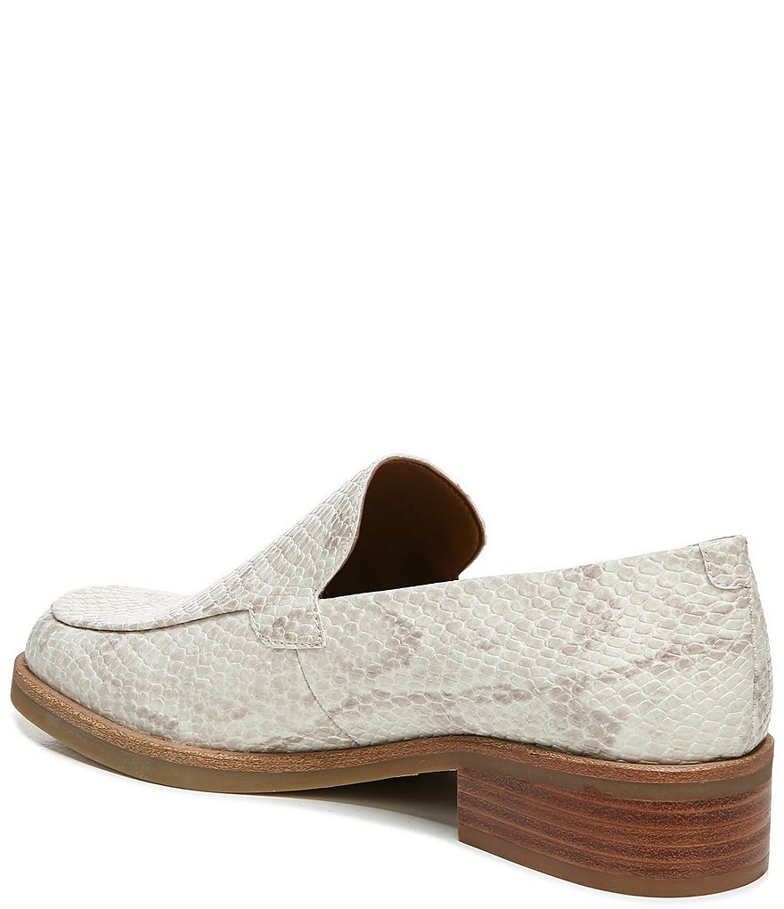 Franco Sarto Bocca Snake Print Loafers