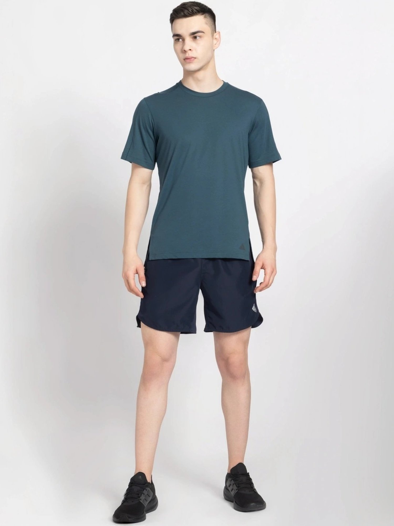 Adidas Turquoise Regular Fit T-Shirt