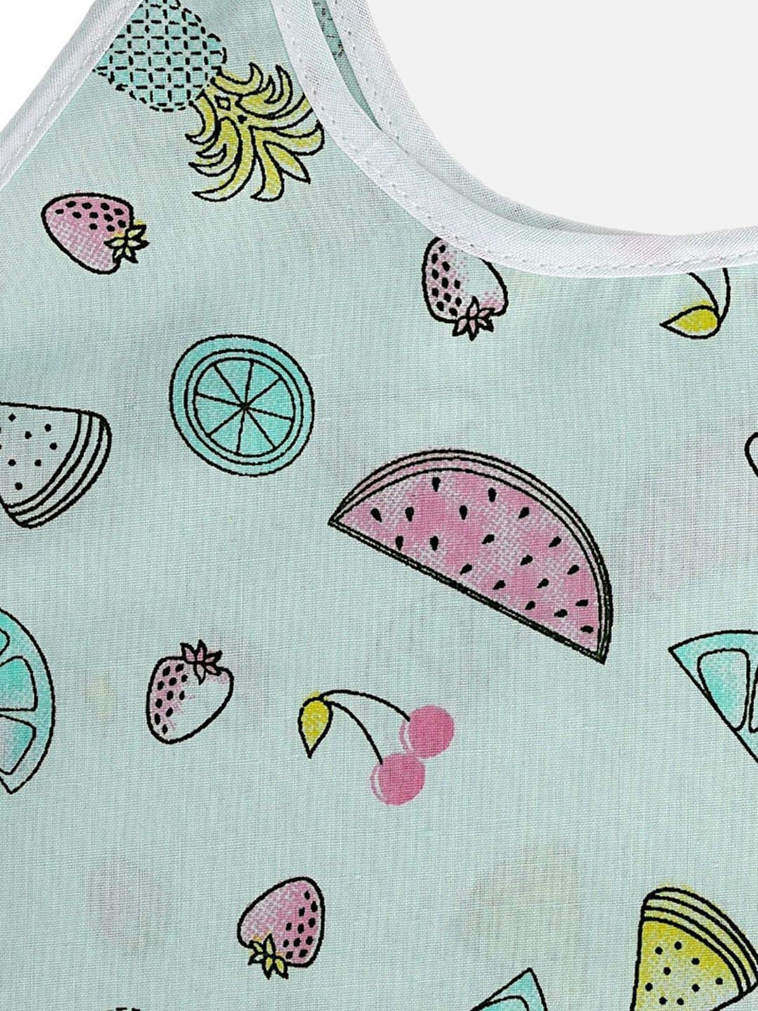 Baby Moo Vintage Ride Yellow Mattress with Fixed Neck Pillow and Bolsters