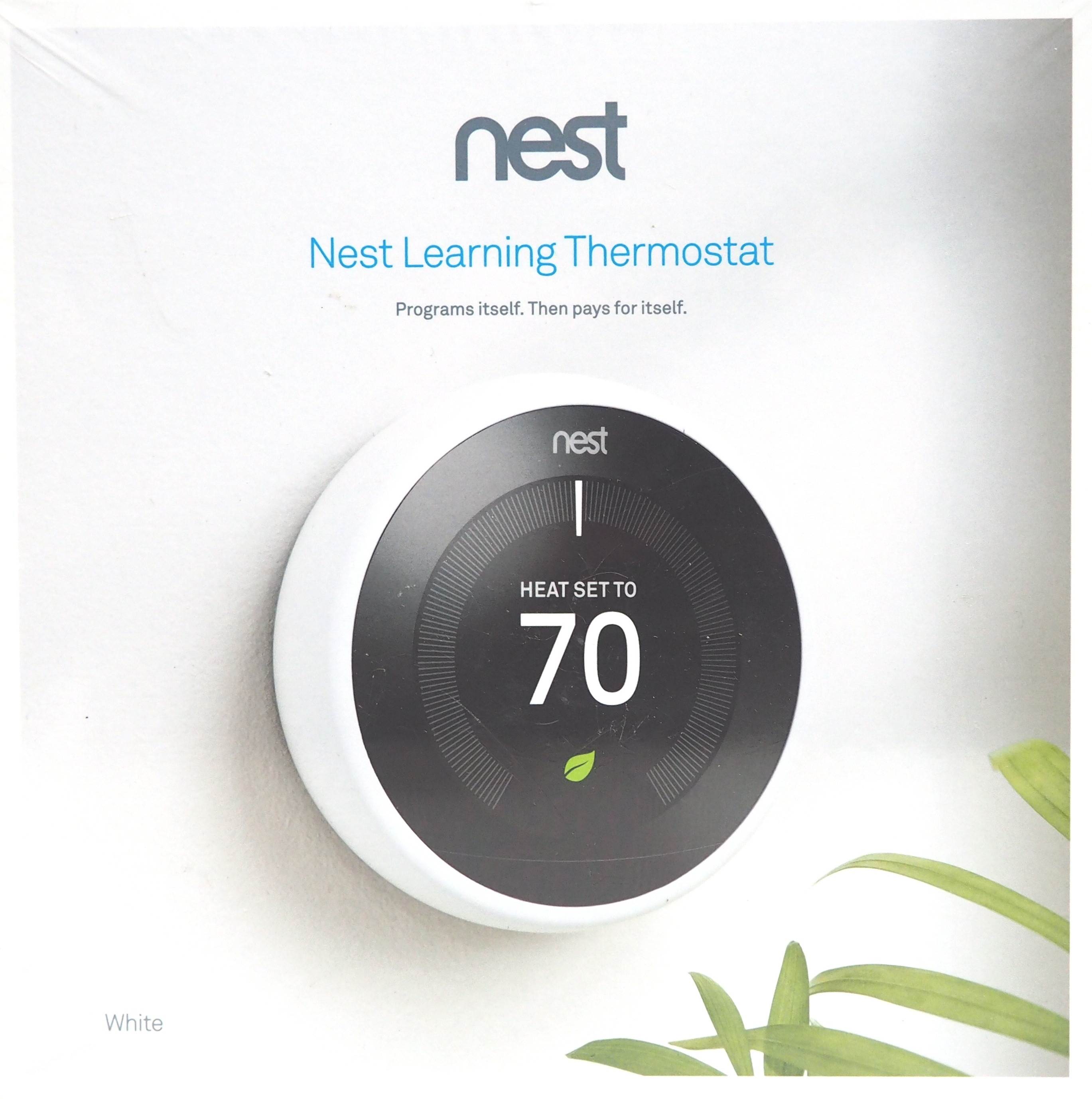 Nest - Learning Thermostat - 3rd Generation - White