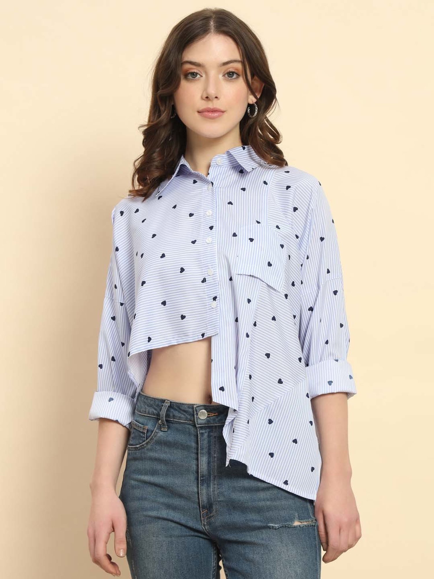 Trend Arrest Blue Striped Shirt