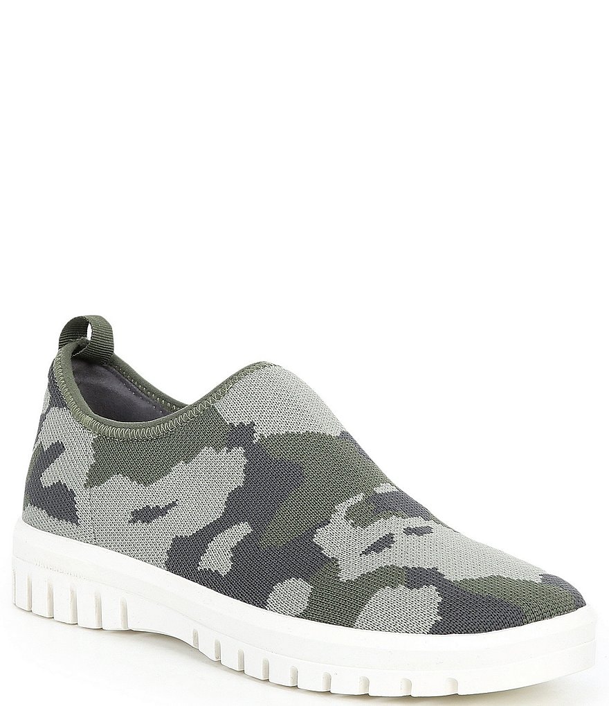 Blondo Farrah Camo Print Knit Slip-On Sneakers