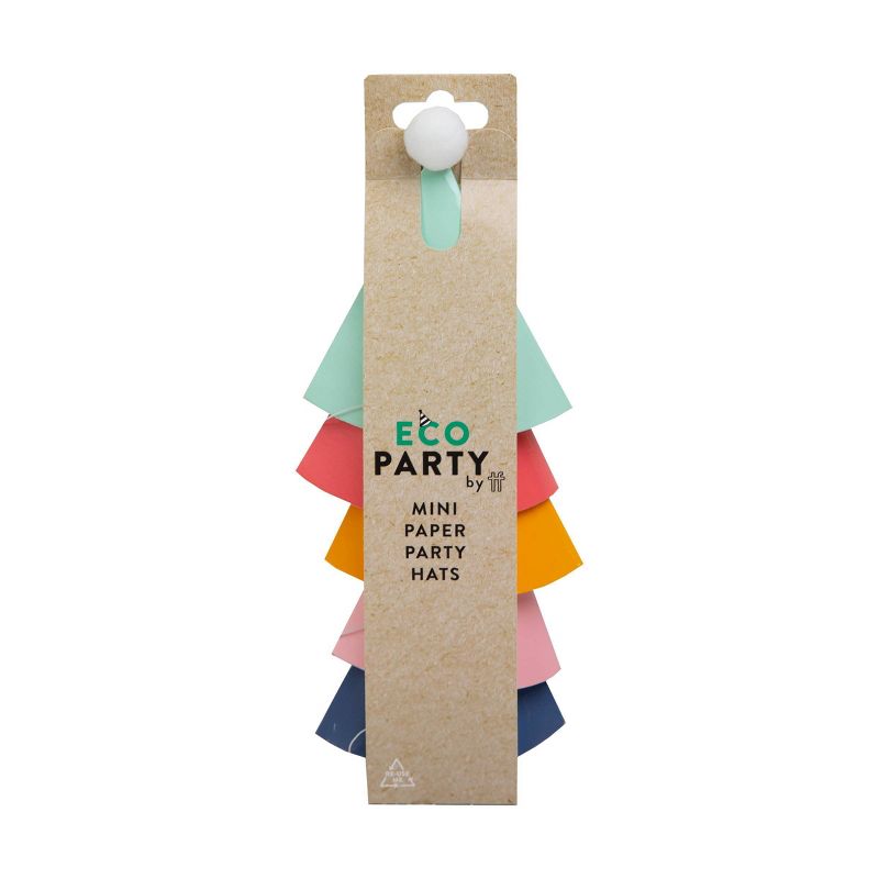 5pk Eco Wearable Party Hats