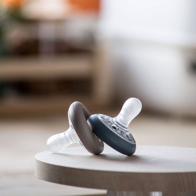 Tommee Tippee 2pk Breast Like Soother 6-10 Months - Cedar/Slate