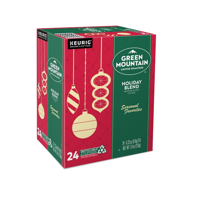 Green Mountain Coffee Holiday Blend Keurig K-Cup Coffee Pods - Medium Roast - 24ct