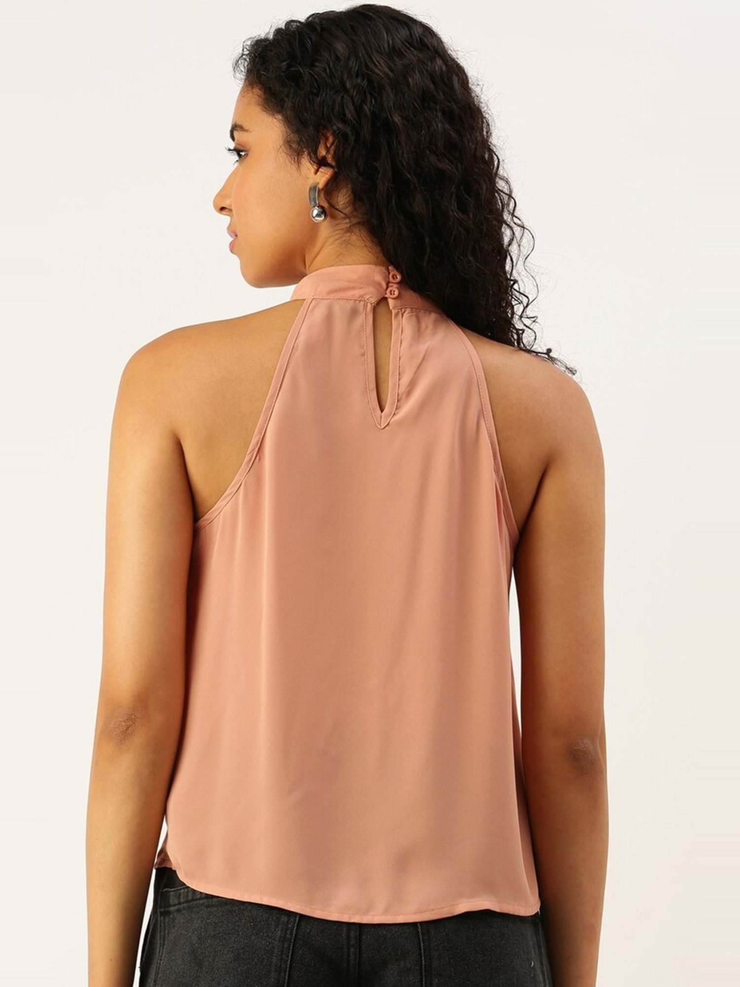 Forever 21 Peach Sleeveless Top