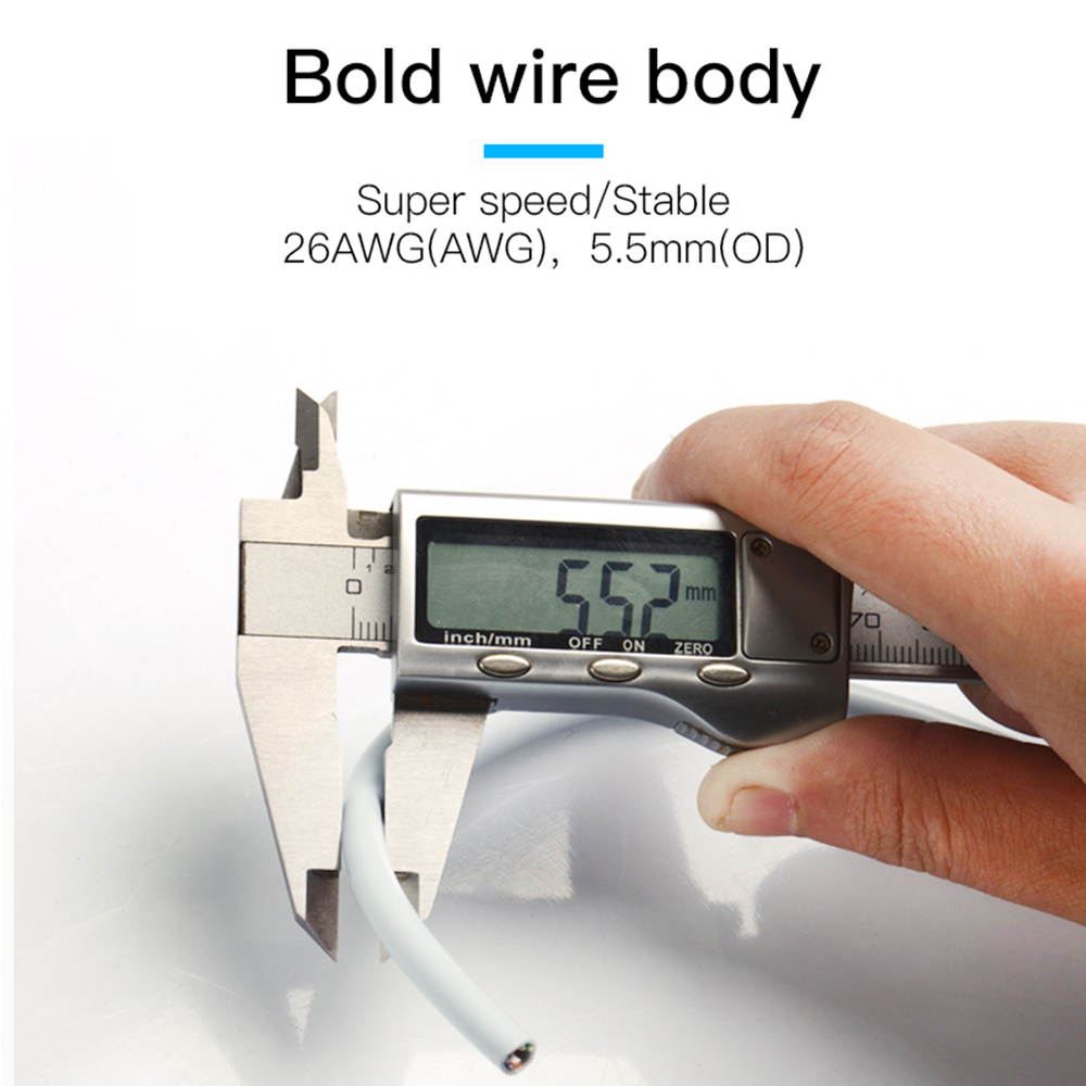 Vention VAP-A10-S1500 Network Cable High-quality 15.0m High-speed Cat5E 100Mbps RJ45 Network LAN Cable Internet Flat Network Cable