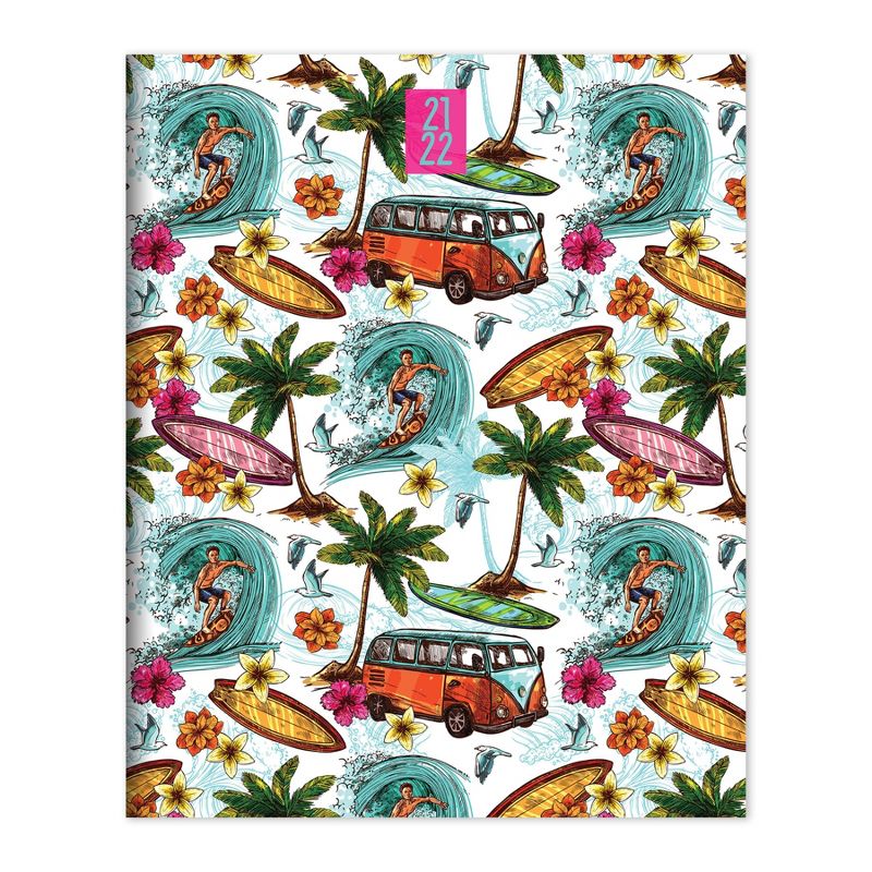 2021-22 Academic Planner 8"x6.5" Aloha Monthly - The Time Factory
