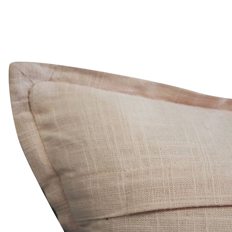 12"x20" Celebrations Floral Beaded "Mr & Mrs" Lumbar Pillow Oyster/Pink - Edie@Home