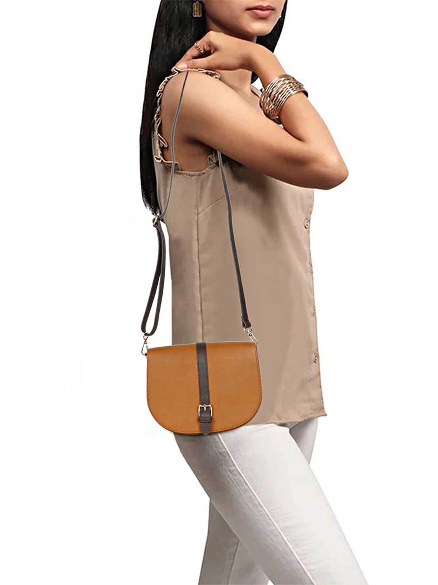 Favore Tan Solid Medium Slings
