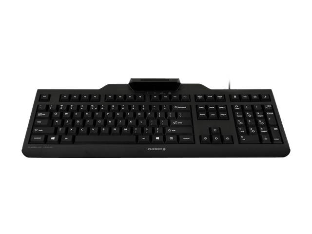 CHERRY KC 1000 SC JK-A0100EU-2 Black Wired Security Keyboard With Integrated Smart Card Terminal