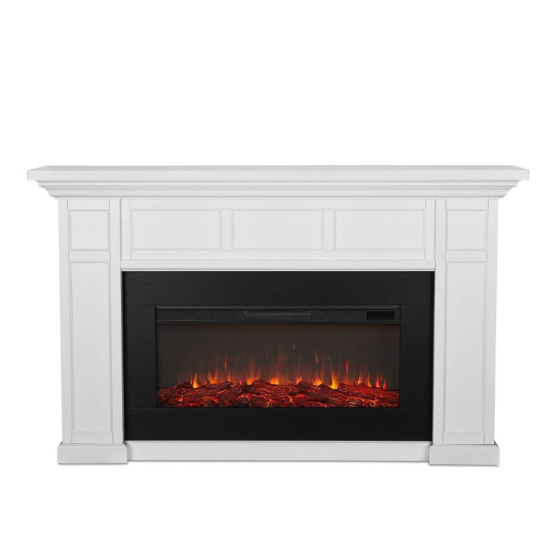 Real Flame Alcott Landscape Electric Fireplace White