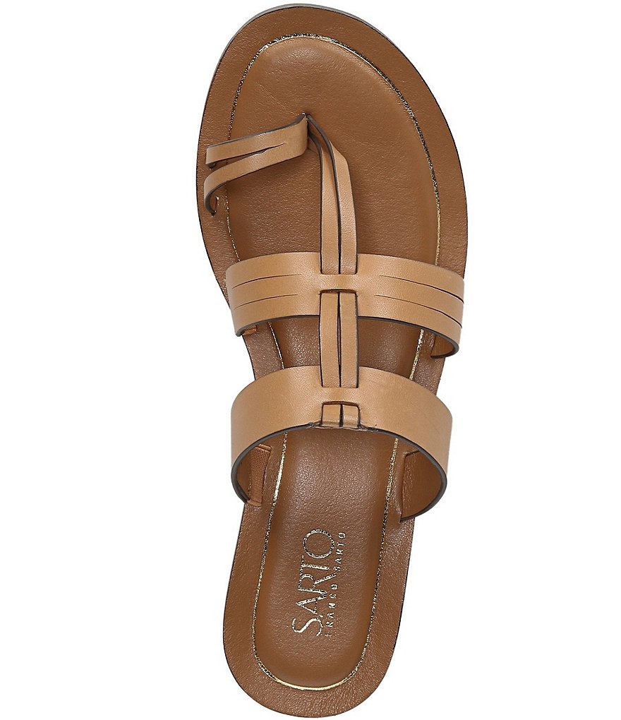Sarto by Franco Sarto Tasha Leather Toe Ring Thong Sandals
