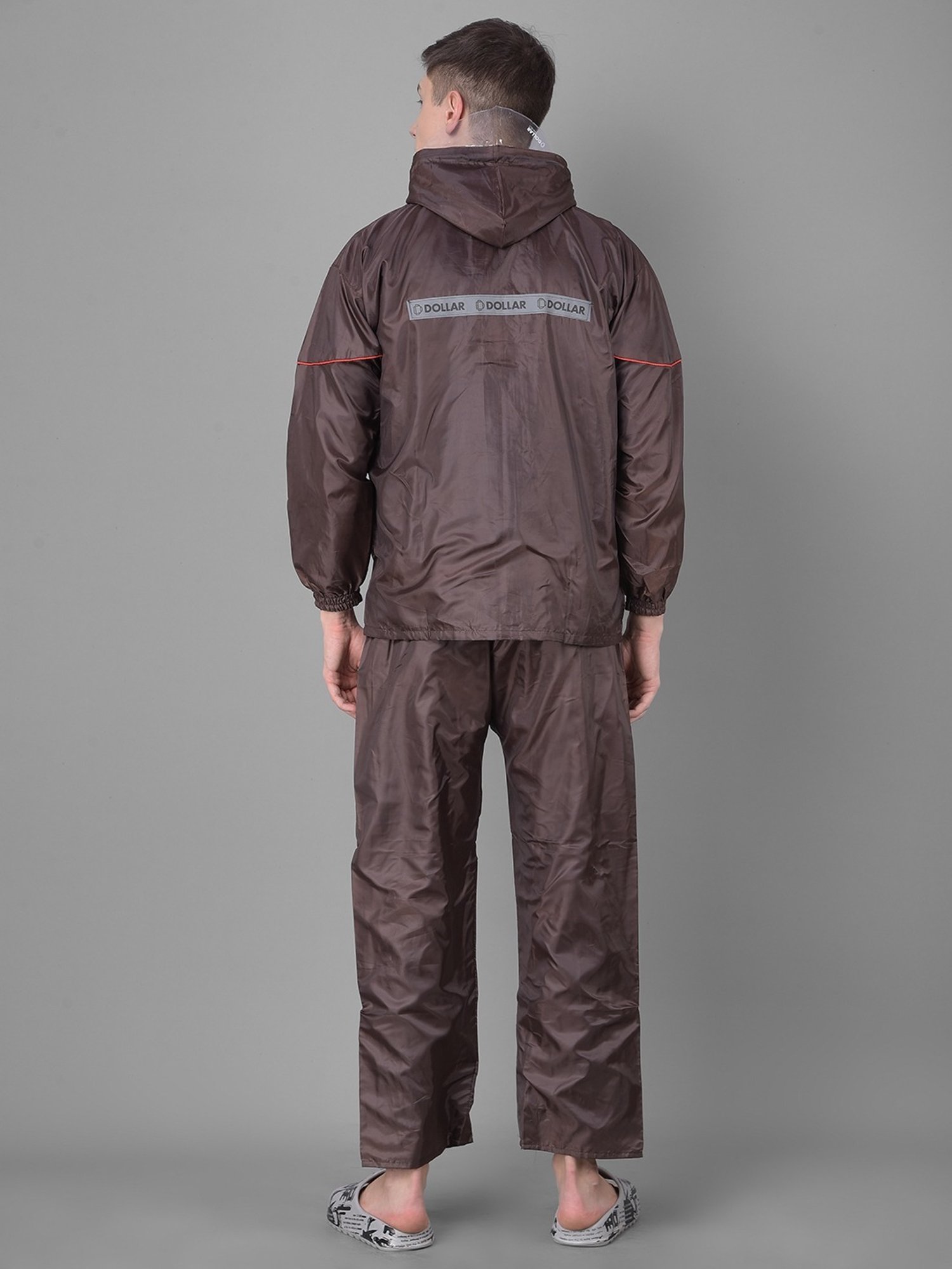 Dollar Brown Regular Fit Raincoat Set