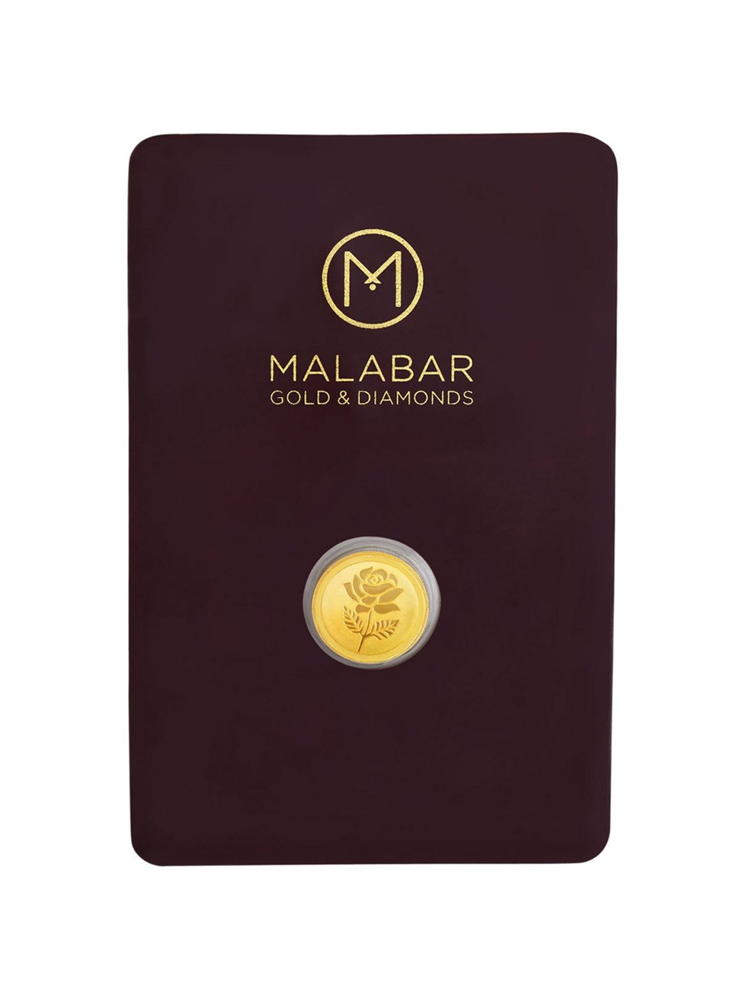 Malabar Gold and Diamonds 24k (999) 2gm Gold Coin