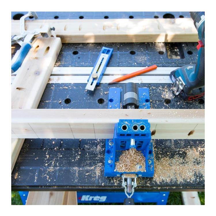 Kreg Jig K5 with Starter Screw Kit and 2" Clamp