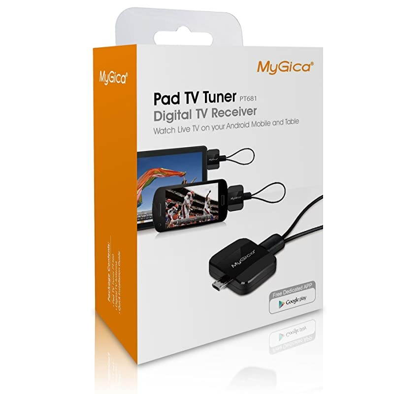 Digital TV Tuner/Receiver for Smartphones & Tablets Running Android 4.2 or Above - Picks up Local TV Stations for Free! - No Data Plan Required